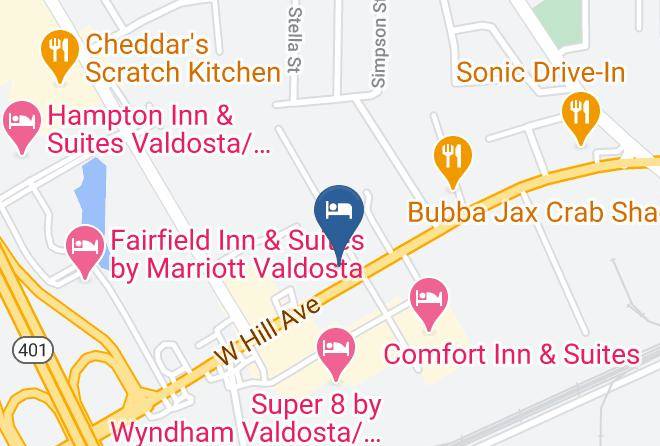 Lowndes - Hotel Valdosta Ga University Maps