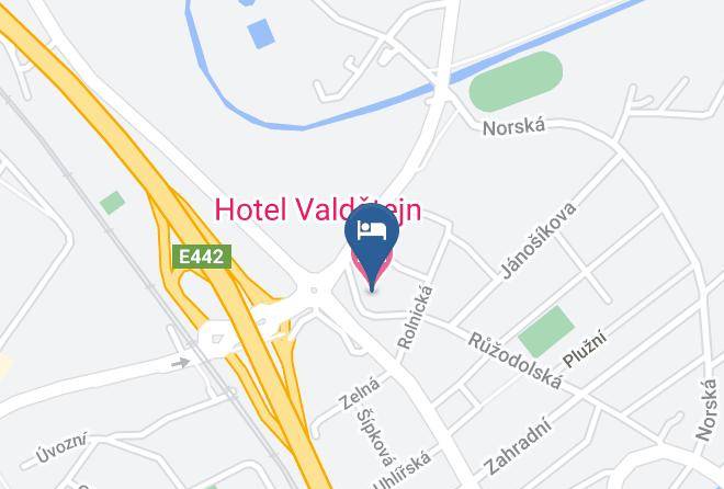 Liberec - Hotel Valdstejn Maps