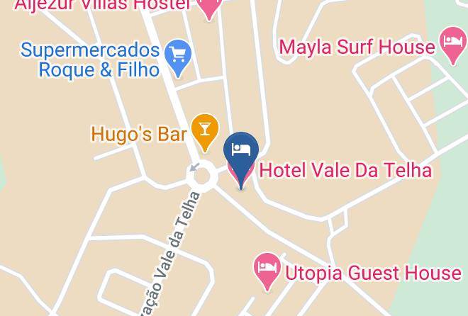 Aljezur - Hotel Vale Da Telha Maps