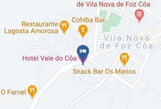 Vila Nova De Foz - Hotel Vale Do Coa Maps