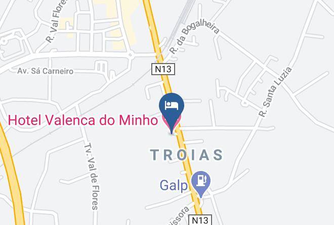 Valenca - Hotel Valenca Do Minho Maps