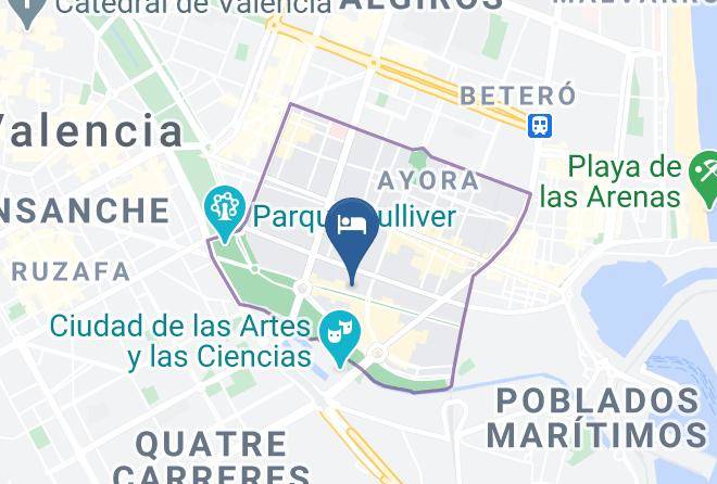 Valencia - Hotel Valencia Center Maps