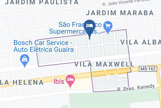 Dourados - Hotel Valencia Maps