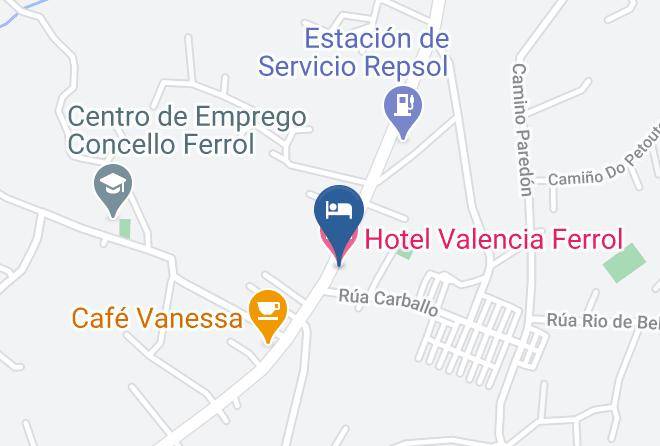 Auna - Hotel Valencia Ferrol Maps