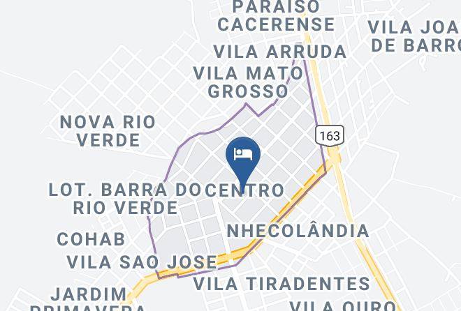Rio Verde De Mato Grosso - Hotel Valencia Maps