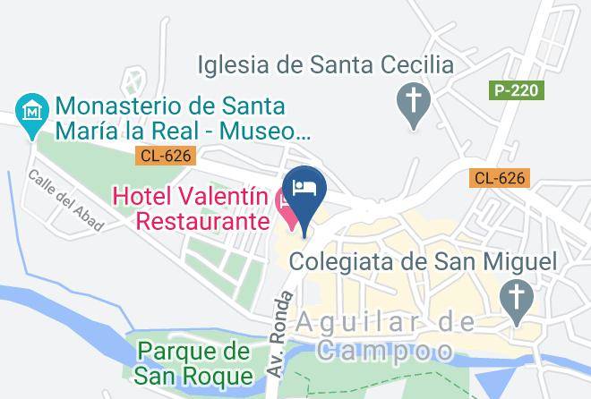 Palencia - Hotel Valentin Maps