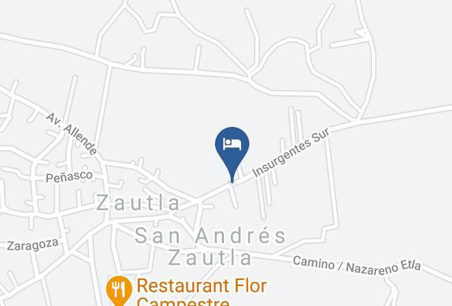 San Andres Zautla - Hotel Valentina Maps