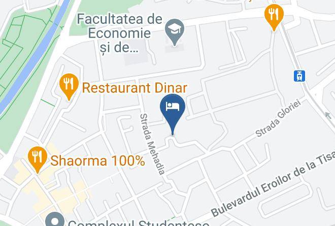 Timisoara - Hotel Valentina Maps