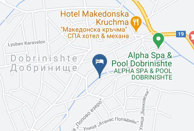 Bansko - Hotel Valentino 1 Maps