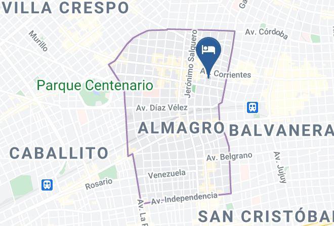 Buenos Aires - Hotel Valentino Maps