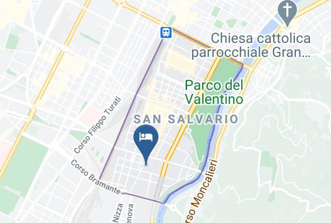 Turin - Hotel Valentino Du Parc Maps