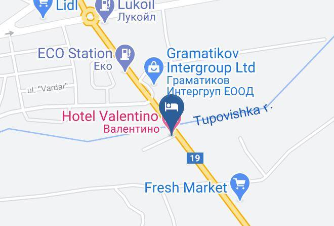 Gotse Delchev - Hotel Valentino Maps