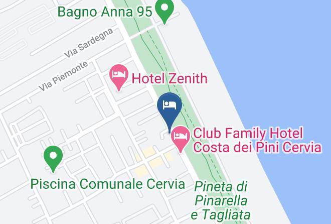 Ravenna - Hotel Valentino Maps