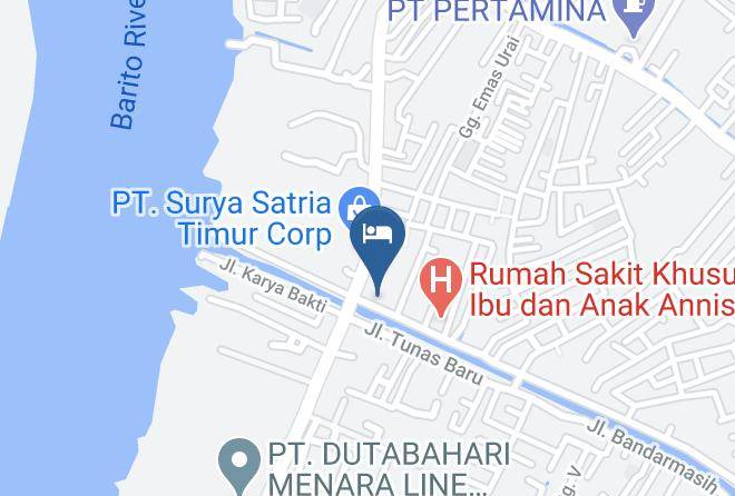 Banjarmasin - Hotel Valeria Maps