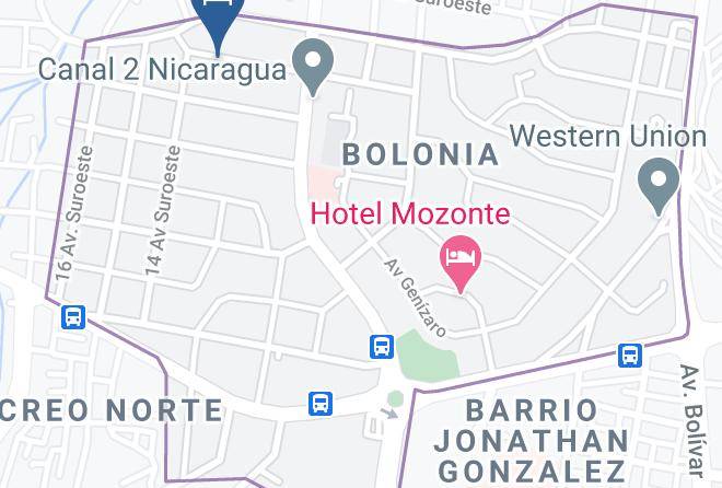 Managua - Hotel Valerie Maps