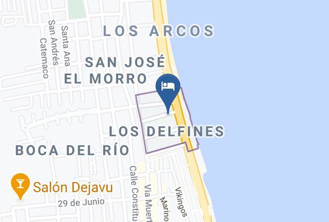 Boca Del Rio - Hotel Valeryk Maps
