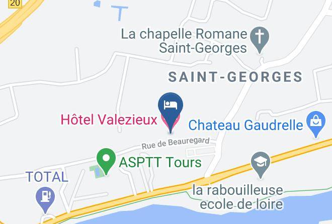 Indre Et Loire - Hotel Valezieux Maps