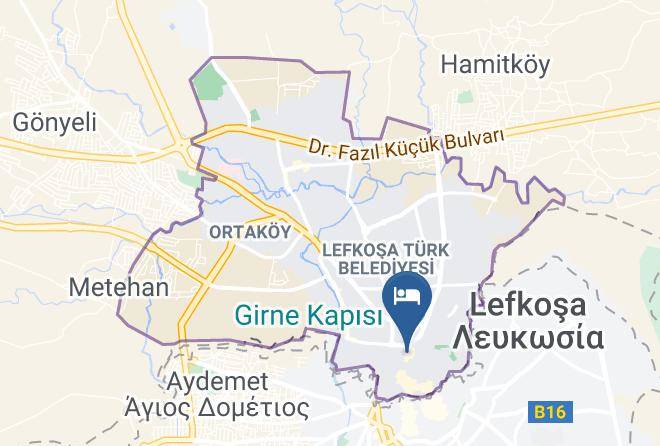 Lefkosa - Hotel Valide Hanim Konak Maps