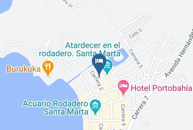 Santa Marta - Hotel Valladolid Maps