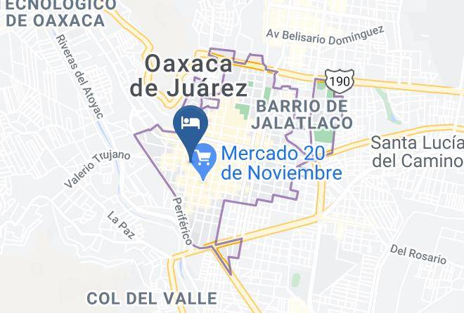 Oaxaca De Juarez - Hotel Vallarta Maps
