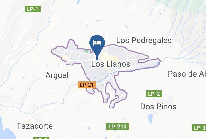 Hotel Valle Aridane Map