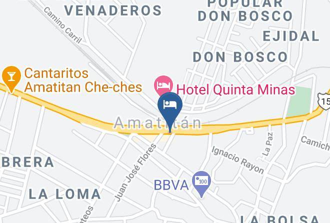 Hotel Valle Azul Map