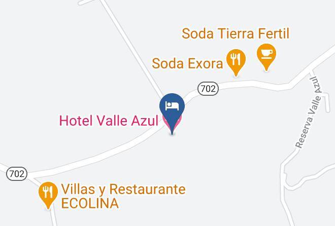 San Ramon - Hotel Valle Azul Maps