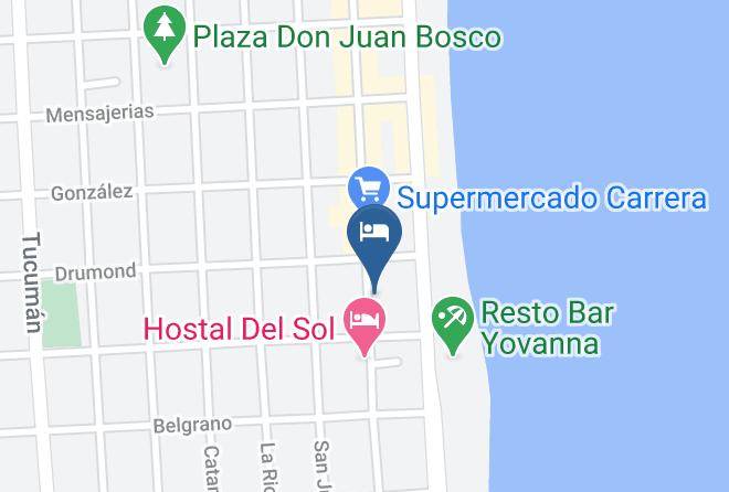 Mar Del Tuyu - Hotel Krakus Maps