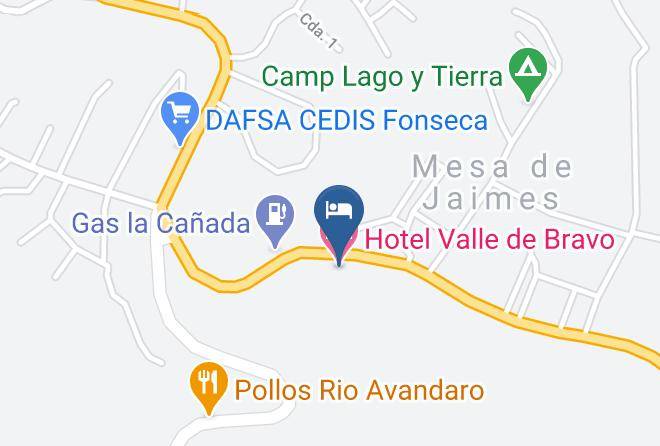 Valle De Bravo - Hotel Valle De Bravo Maps