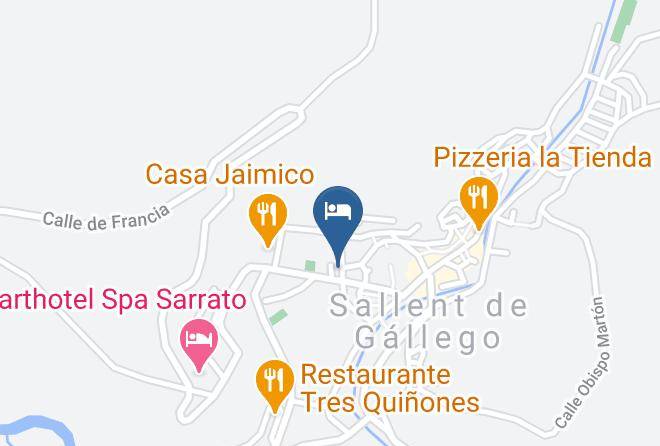 Huesca - Hotel Valle De Izas Maps