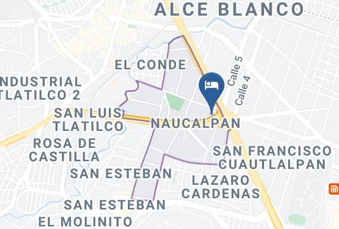 Naucalpan De Juarez - Hotel Valle De Mexico Maps