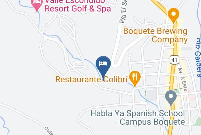 Boquete - Hotel Valle Del Rio Maps