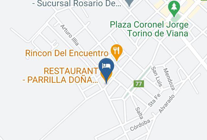 Rosario De Lerma - Hotel Valle Escondido Maps