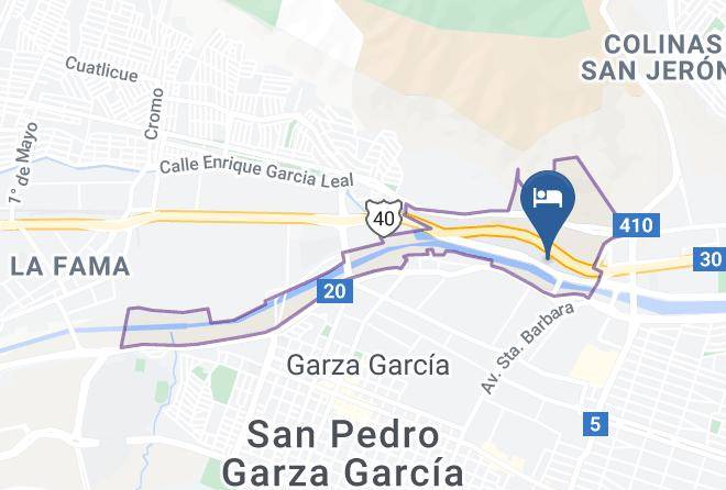 Monterrey - Hotel Valle Real Maps