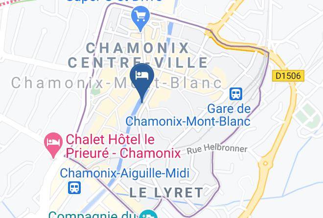 Haute Savoie - Hotel Vallee Blanche Maps