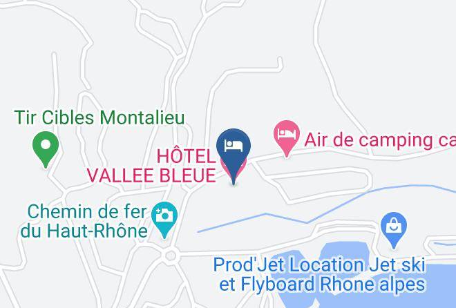 Isere - Hotel Vallee Bleue Maps
