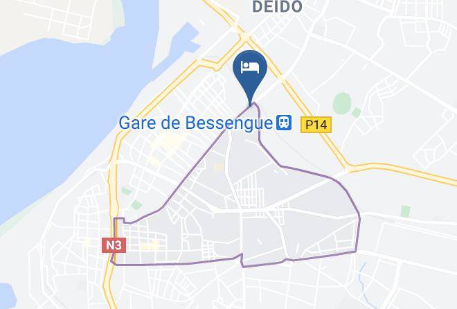 Wouri - Hotel Vallee Des Princes Douala Maps
