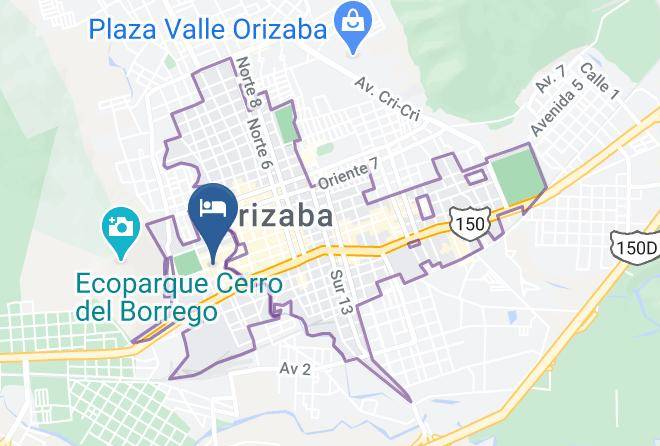 Orizaba - Hotel Vallee Maps