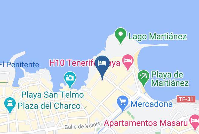 Santa Cruz De Tenerife - Hotel Vallemar Maps