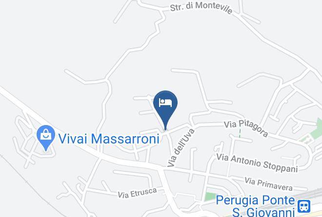 Perugia - Hotel Valleverde Maps