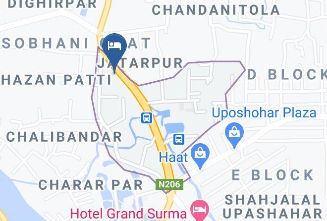 Chittagong - Hotel Valley Garden Maps