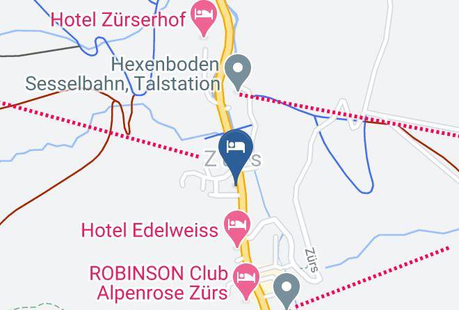 Bludenz - Hotel Valluga Maps