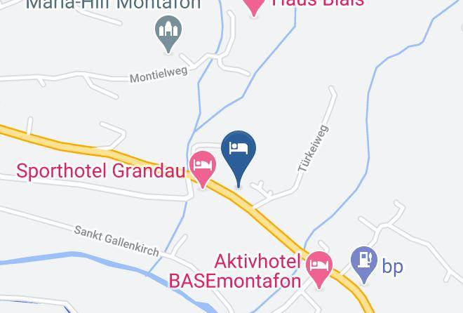 Bludenz - Hotel Vallula Maps