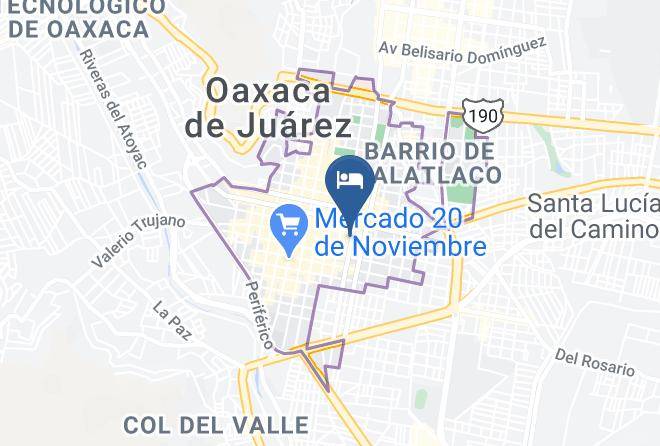Oaxaca De Juarez - Hotel Valop Maps