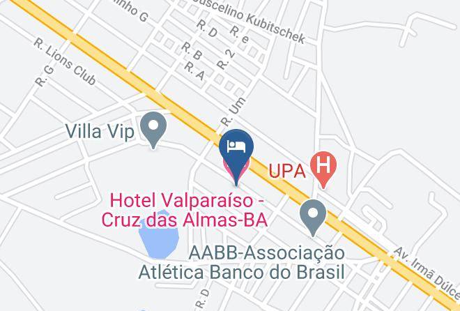 Cruz Das Almas - Hotel Valparaiso Cruz Das Almas Ba Maps