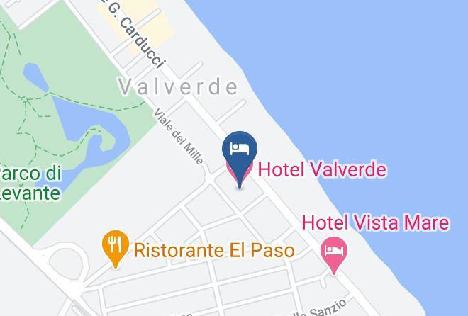 Hotel Valverde Map