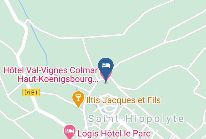 Haut Rhin - Hotel Val Vignes Colmar Haut Koenigsbourg The Originals Relais Maps