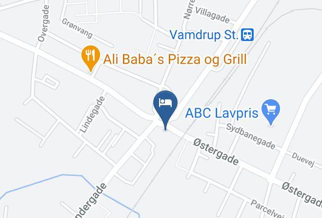 Vamdrup - Hotel Vamdrup Maps