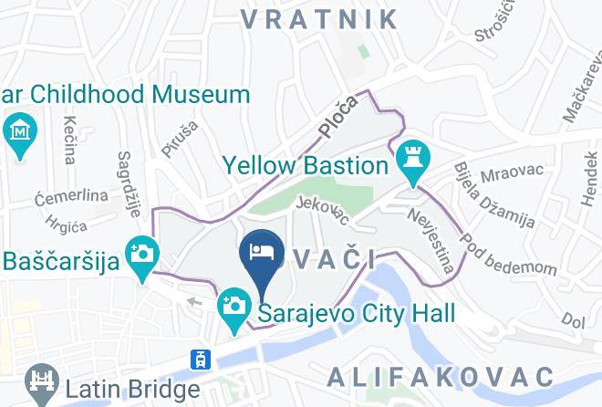 Sarajevo - Hotel Vamos Maps