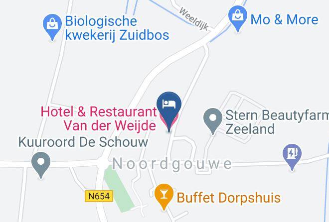 Schouwen Duiveland - Hotel & Restaurant Van Der Weijde Maps